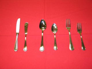 Stainless steel dinner knife